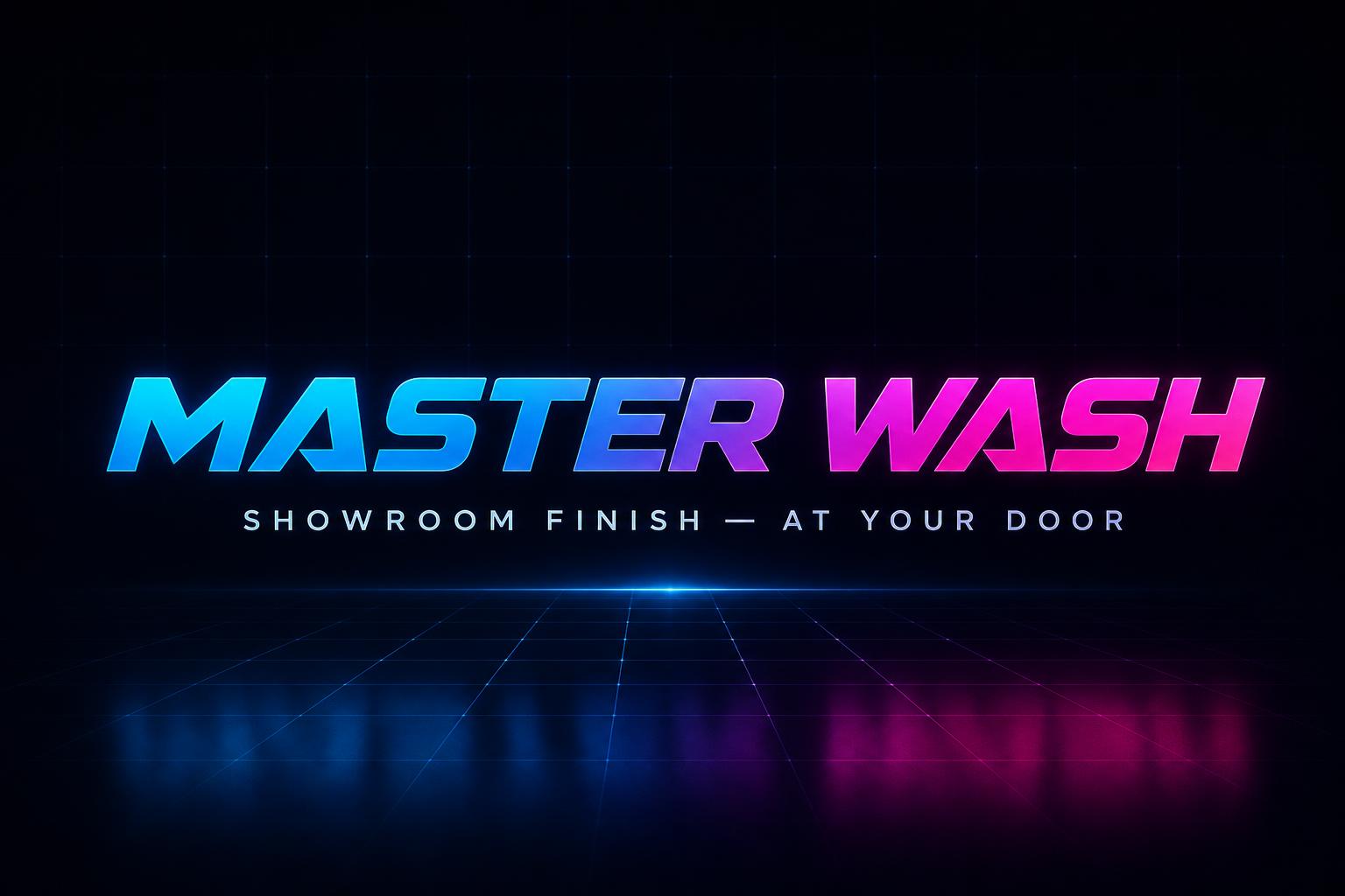 Master Wash — Showroom finish, at your door